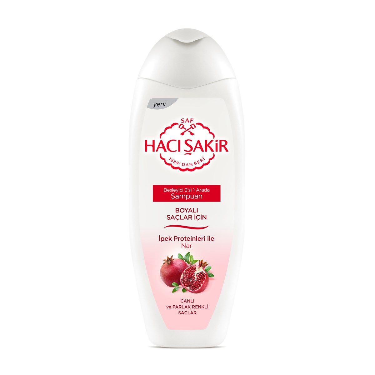 Hacı Şakir Boyalı Saçlar 2 si 1 Arada Şampuan 500 ml