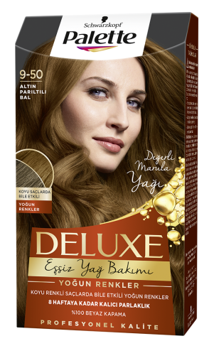 Palette Deluxe Saç Boyası 9-50 Altın Parıltılı Sarı