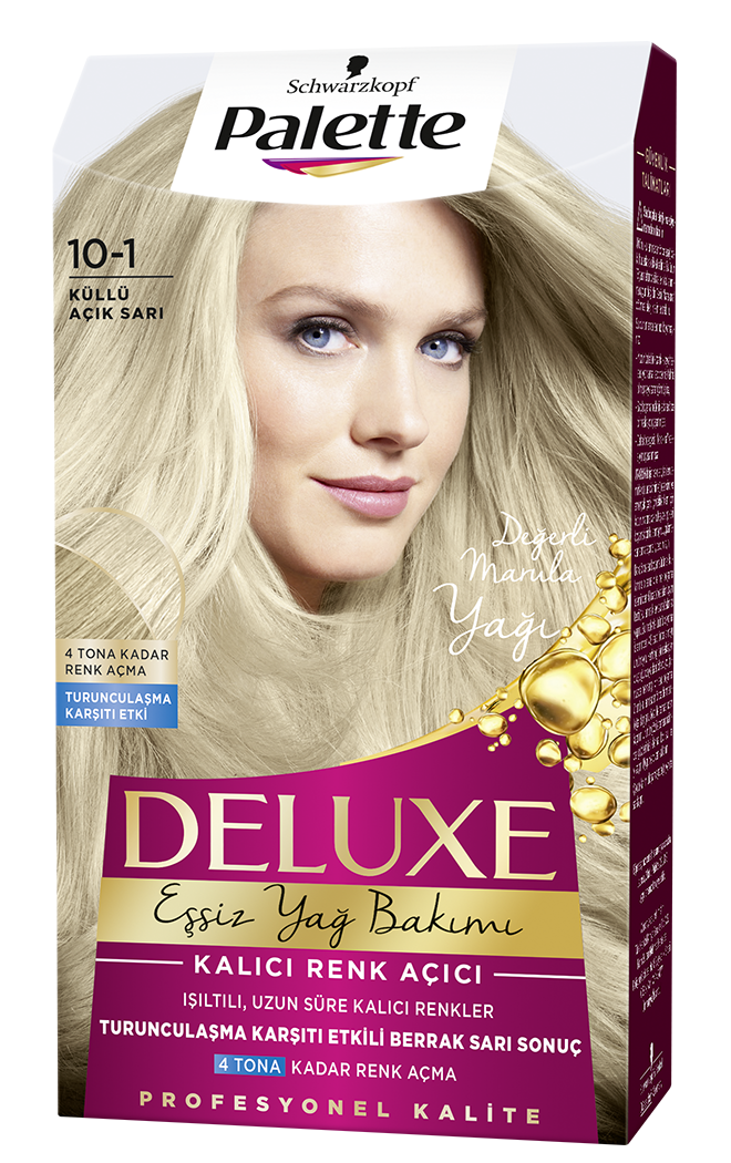 Palette Deluxe Saç Boyası 10-1 Küllü Açık Sarı