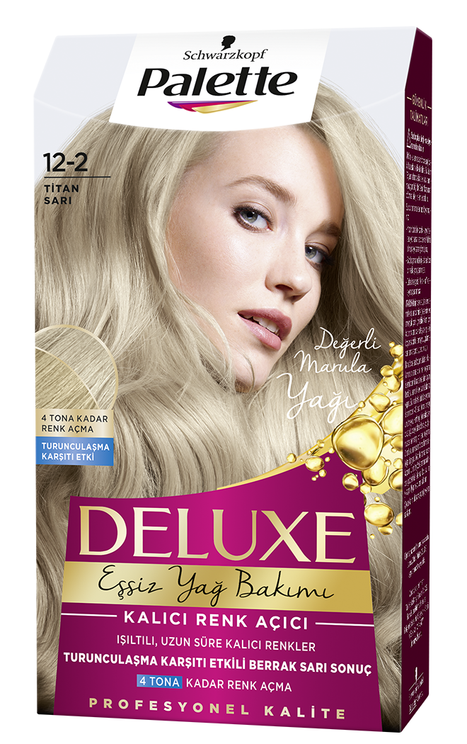 Palette Deluxe Saç Boyası 12-2 Titan Sarı