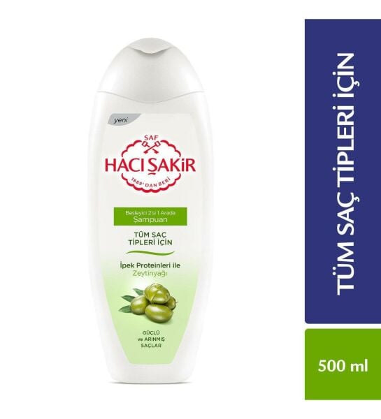 HACI ŞAKİR ZEYTİNYAĞI ŞAMPUN VE SAÇ KREMİ