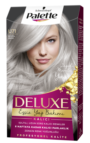 Palette Deluxe Saç Boyası U71 Buzul Grisi