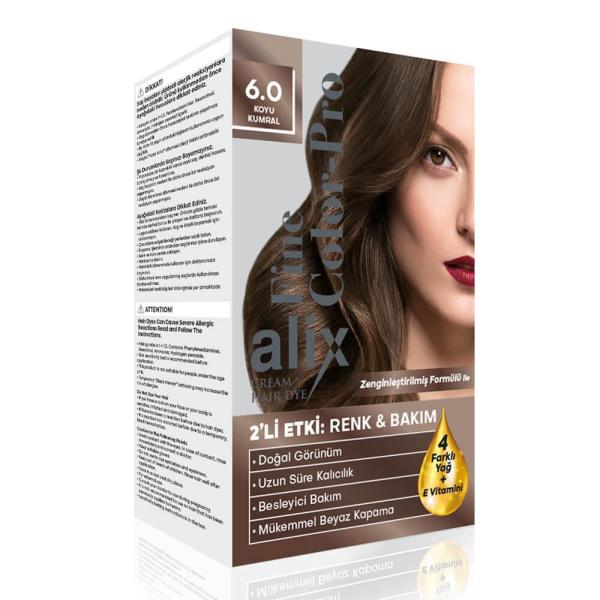 Alix 6-0 Koyu Kumral Saç Boyası