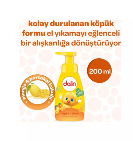 Dalin Mango Ve Portakal Banyo Köpüğü 200 ml