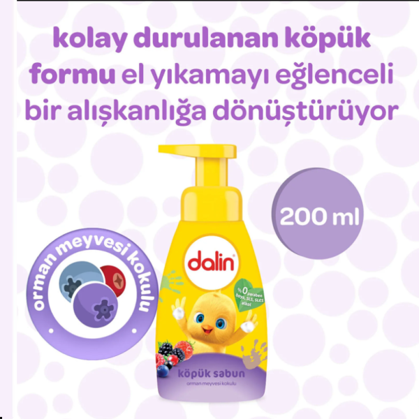 Dalin Orman Meyvesi Kokulu Banyo Köpüğü 200 ml