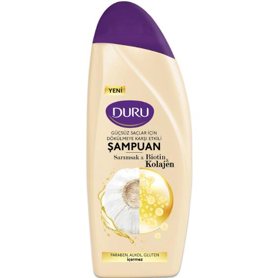 DURU SARIMSAK BİOTİN KOLAJEN ŞAMPUAN 500 ML