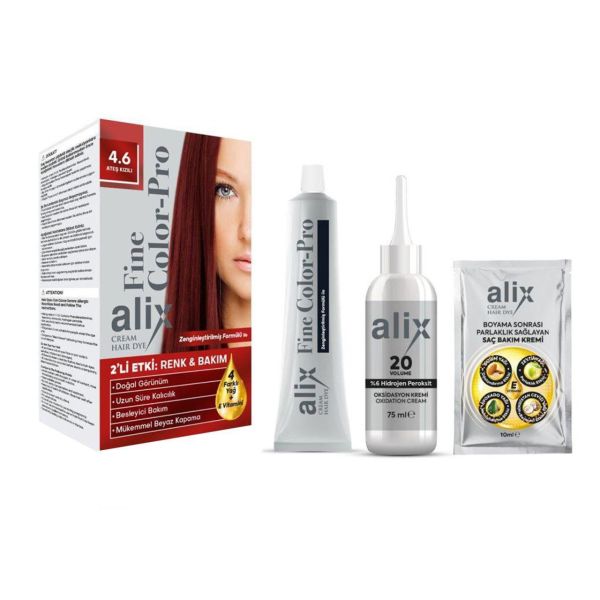 Alix 4-6 Ateş Kızılı Saç Boyası