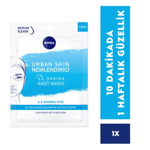 Nivea Urban Skın Nemlendirici Kağıt maske