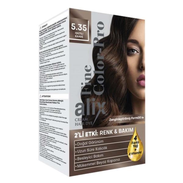 Alix 5-35 Işıltılı Kahve Saç Boyası