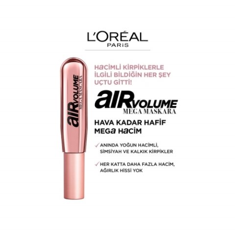 Loreal Paris Air Volume Mega Hacim Veren Mascara