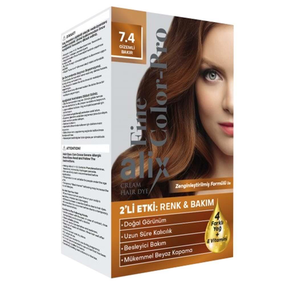 Alix 7-4 Gizemli Bakır Saç Boyası