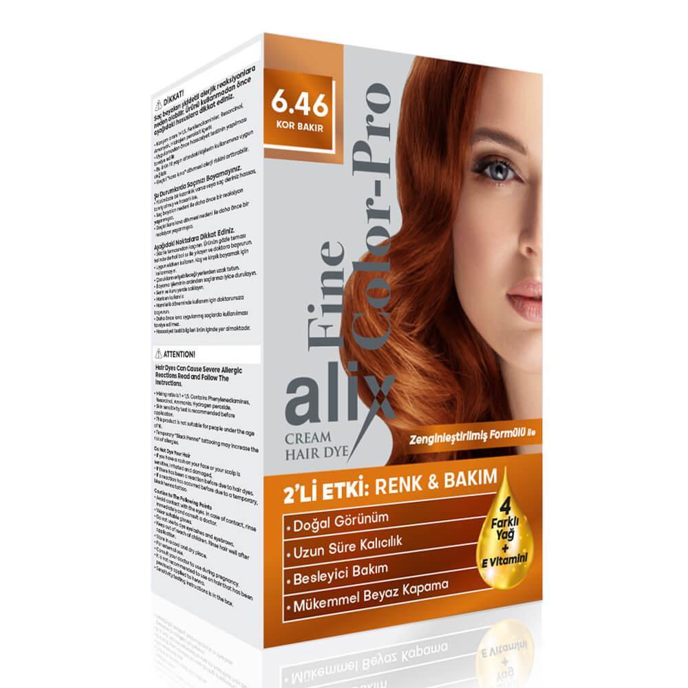 Alix 6-46 Kor Bakır Saç Boyası