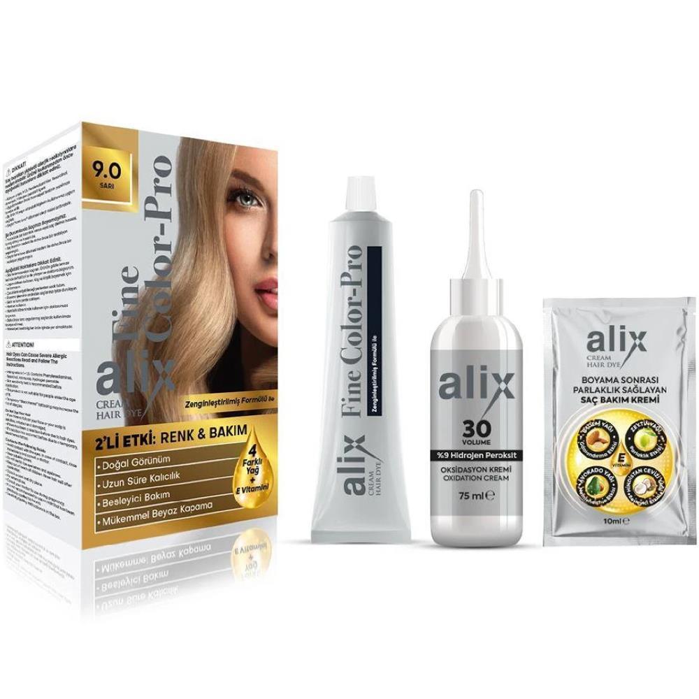 Alix 9-0 Sarı Saç Boyası