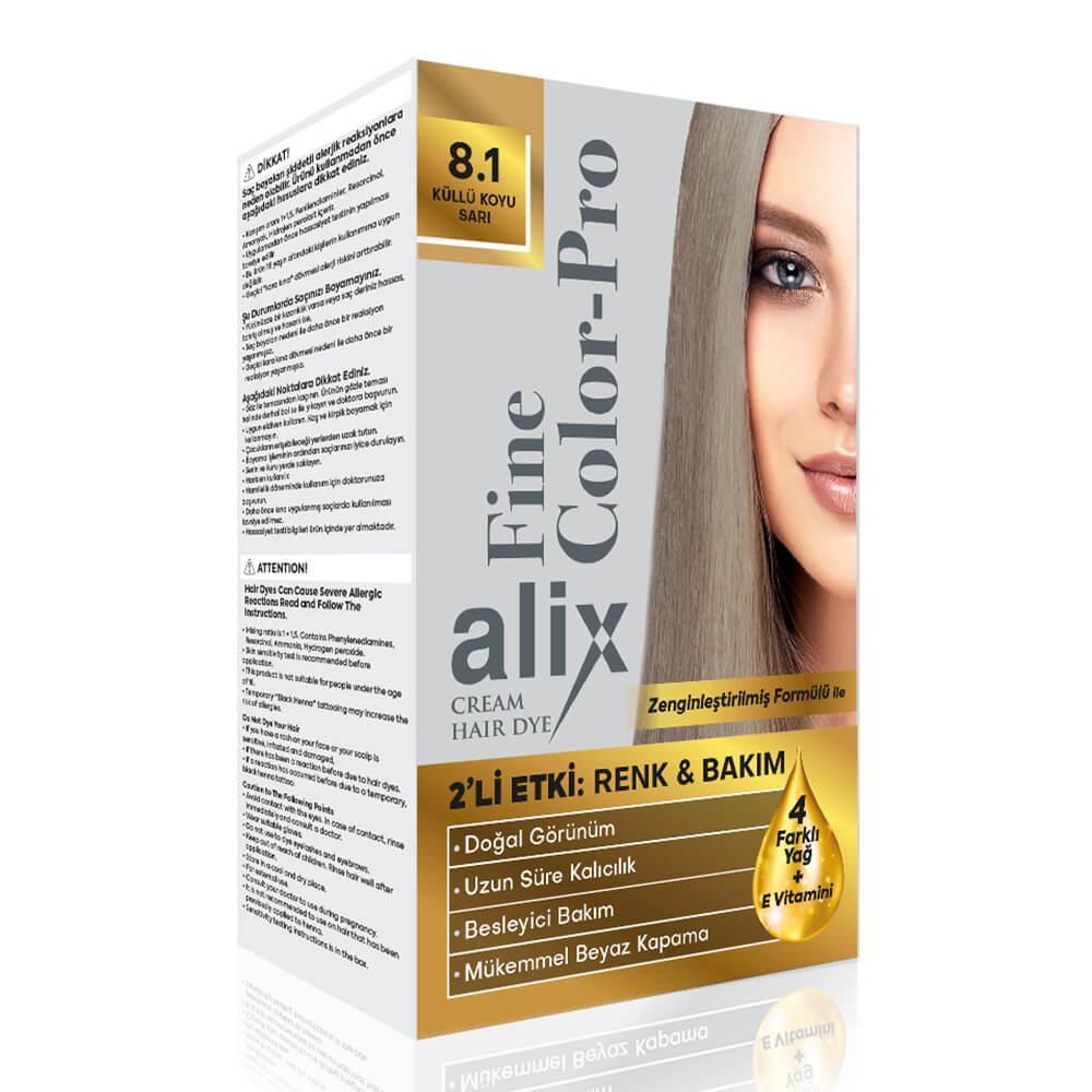 Alix 8-1 Küllü Koyu Kumral Saç Boyası