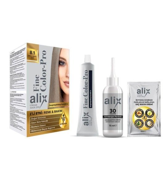 Alix 8-1 Küllü Koyu Kumral Saç Boyası