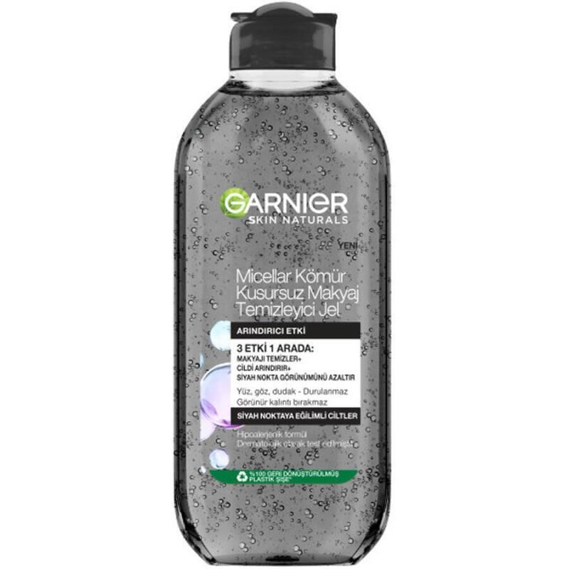 GARNİER MİCELLAR KÖMÜR MAKYAJ TEMİZLEME SUYU 400 ML