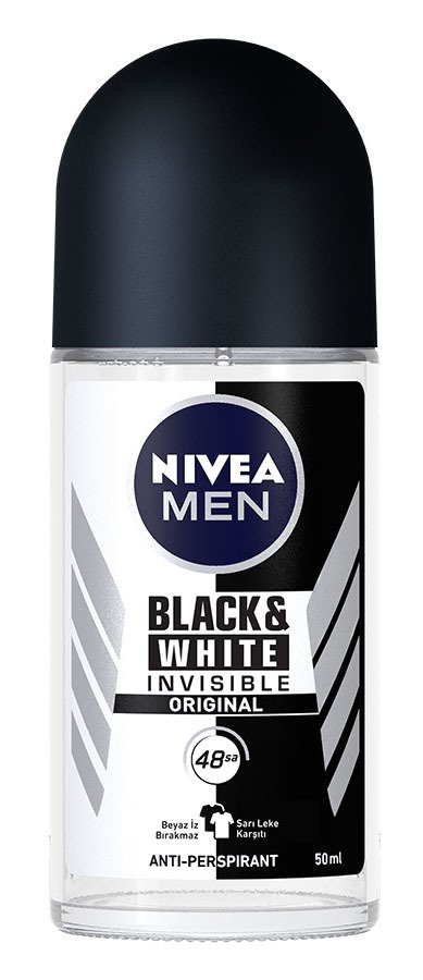 Nivea Black & White Invisible Orıgınal Roll on 50 ml