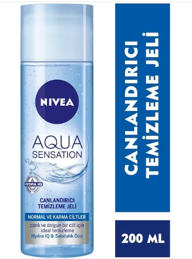 Nivea Aqua Sensatıon Canlandırıcı Temizleme Jeli 200 ml