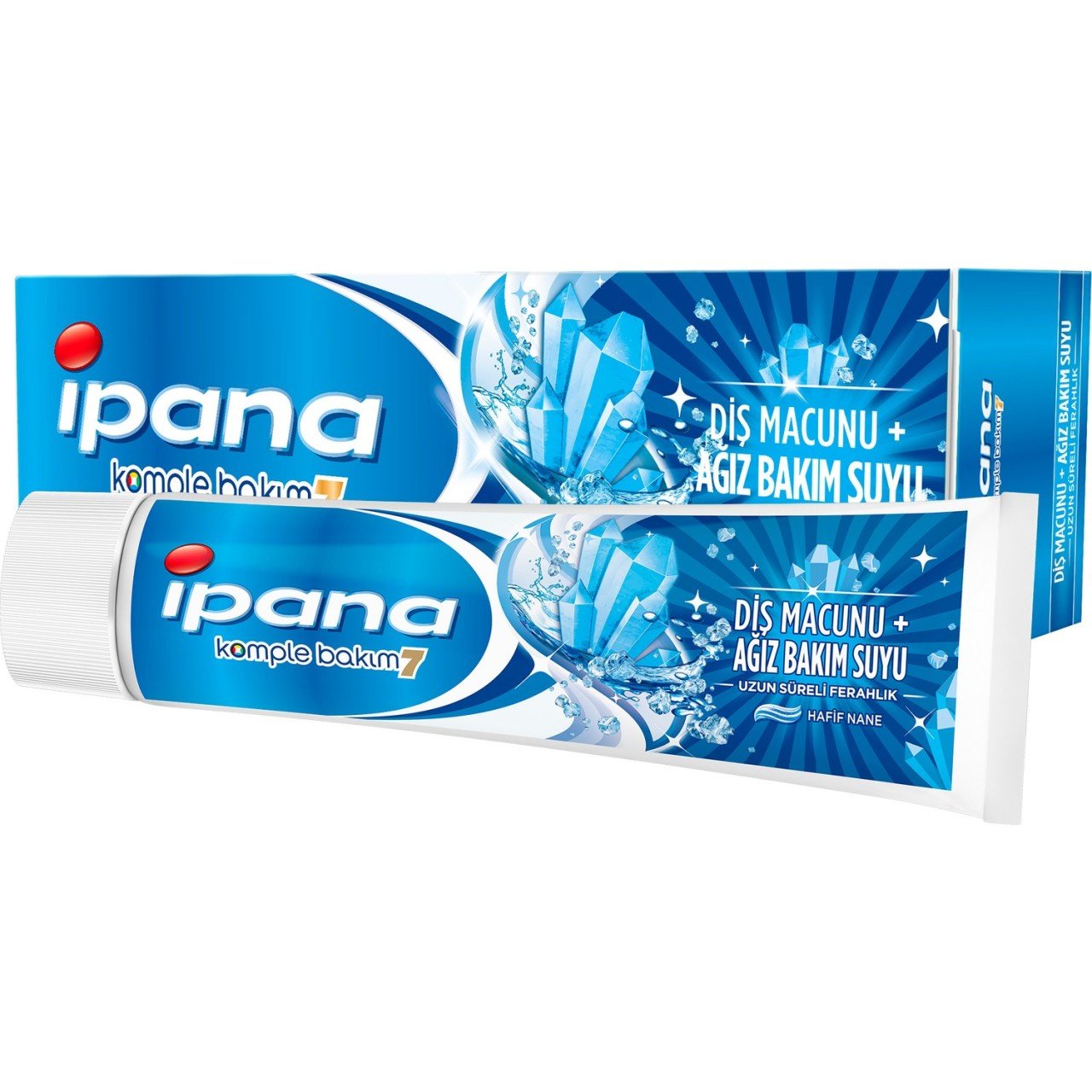 İpana Komple Bakım Ağız Bakım Suyu Etkili Diş Macunu 100 ML