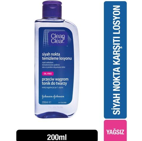 Clean & Clear Siyah Nokta Temizleme Losyonu 200 ML