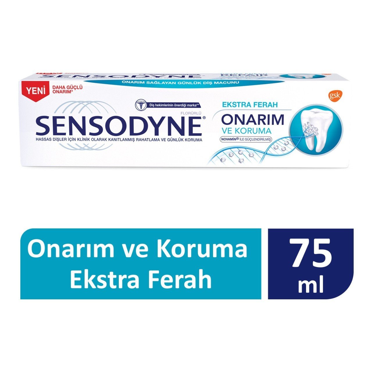 Sensodyne Ekstra Ferah Onarım Ve Koruma Diş Macunu 75 ML