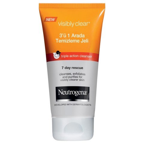 Neutrogena Visibly Clear 3 in 1 Arada Temizleme jeli 100 ML