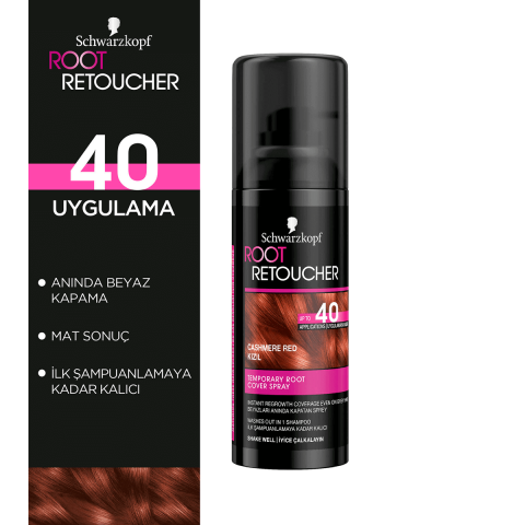 Root Toucher Beyaz Kapatıcı Sprey Boya Kızıl 120 ml
