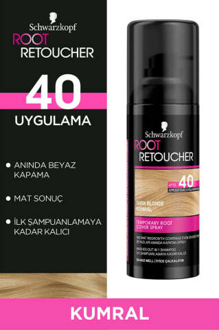 Root Toucher Beyaz Kapatıcı Sprey Boya Kumral 120 ml