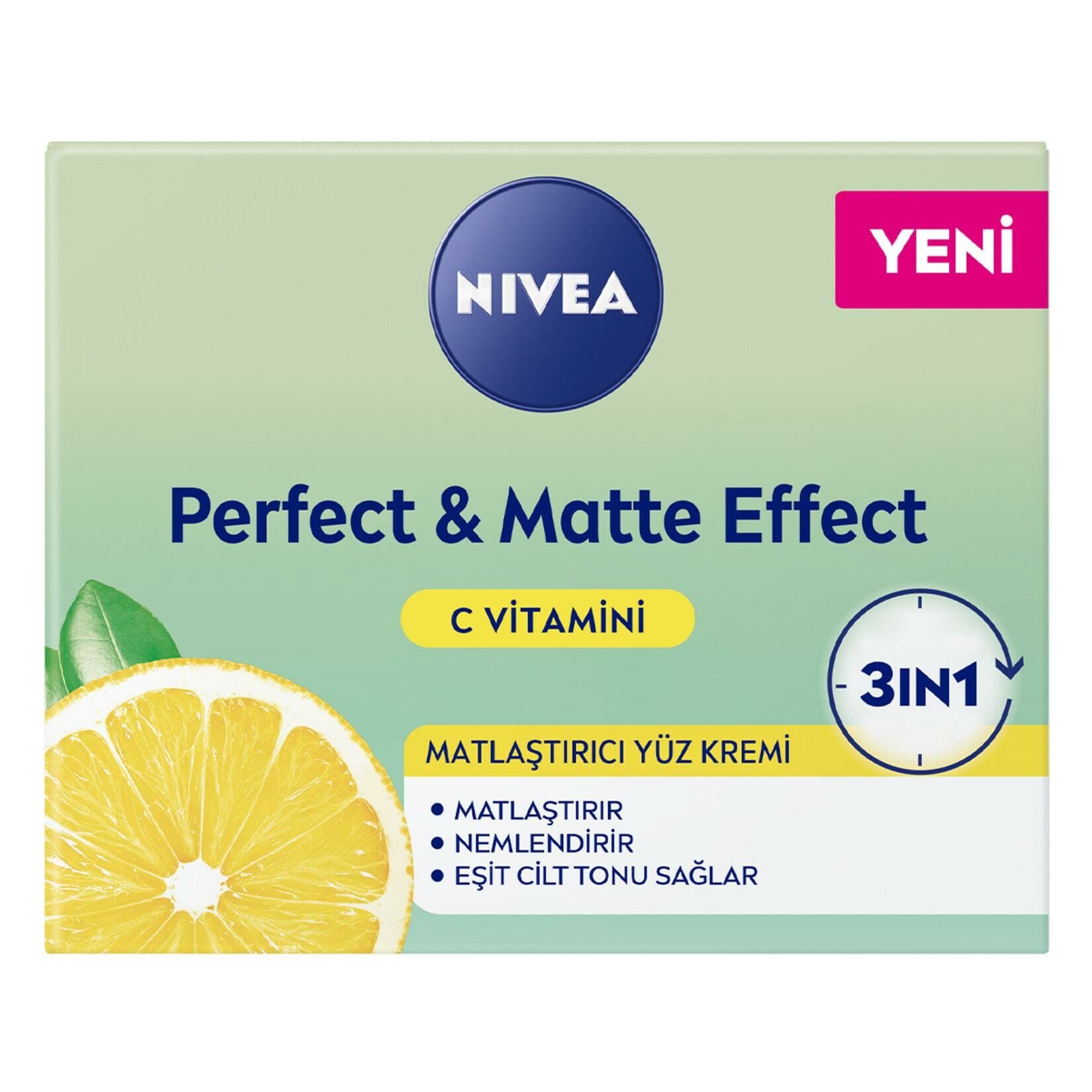 NİVEA MATLAŞTIRICI C VİTAMİNİ YÜZ KREMİ 50 ML