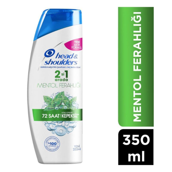 HEAD & SHOULDERS 2Sİ1 MENTHOL FERAHLIĞI  ŞAMPUAN 350 ML