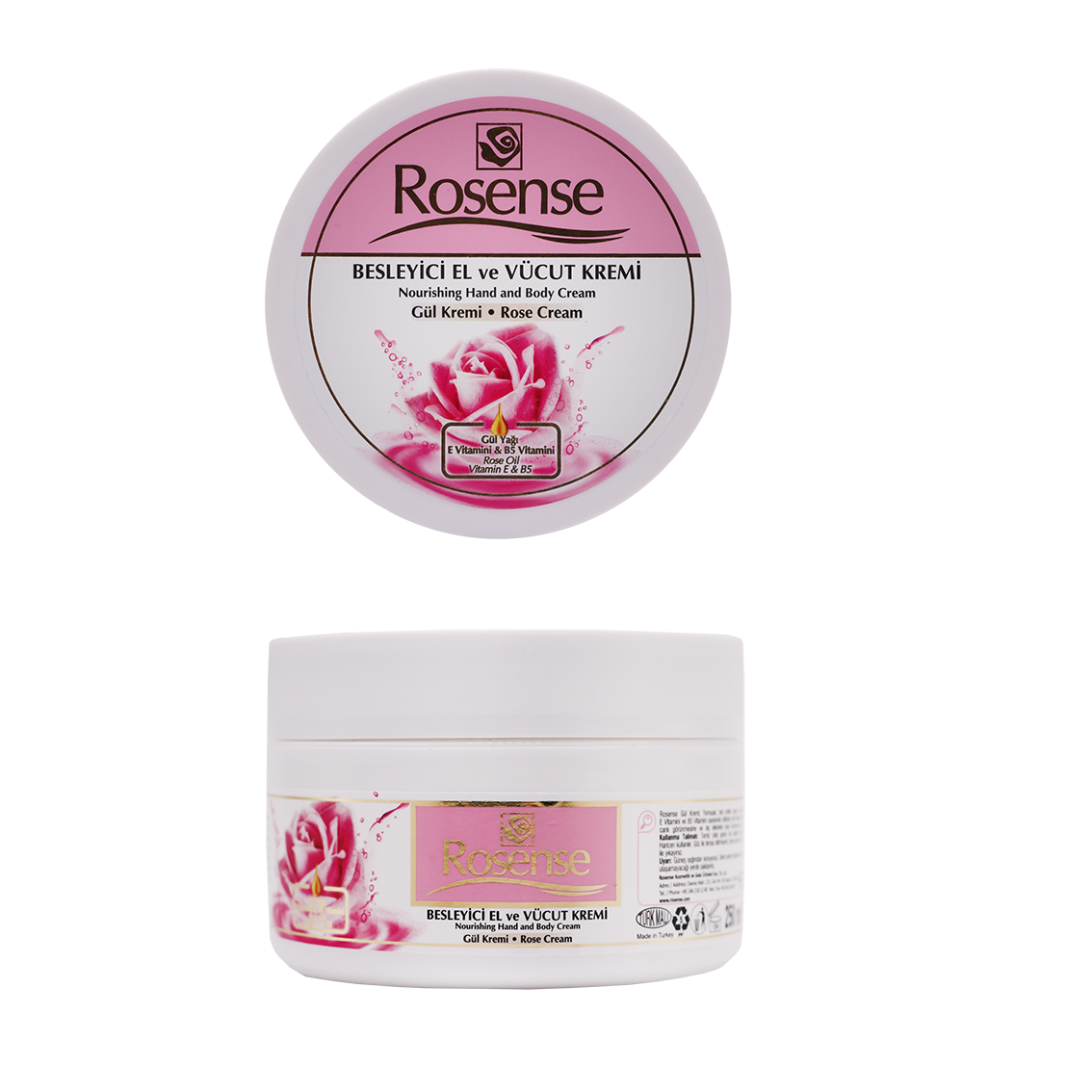 Rosense Gül Özlü Nemlendirici Krem 250 ml