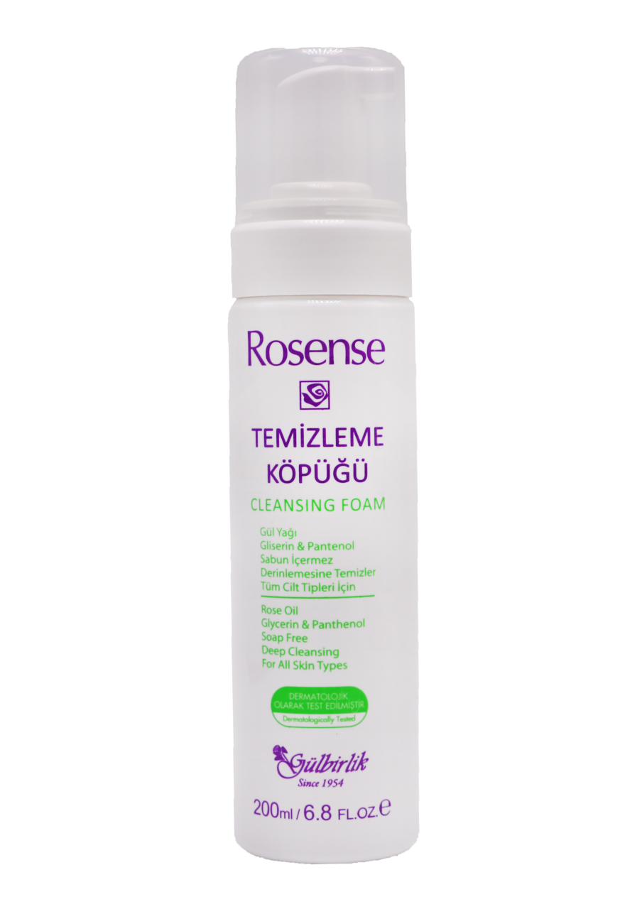 Rosense Gül Özlü Temizleme Köpüğü 200 ml