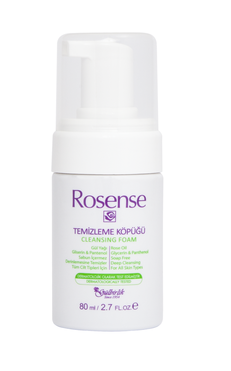 Rosense Gül Özlü Temizleme Köpüğü 80 ml