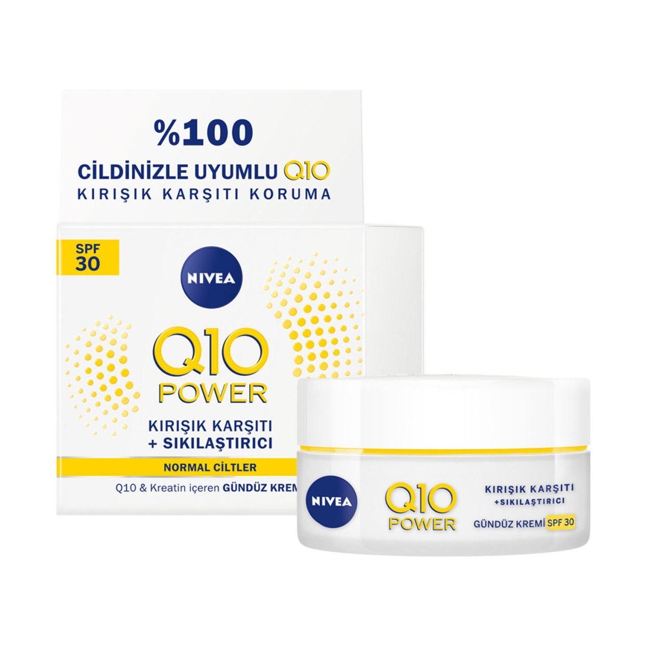 Nivea Q10 Kırışıklık Karşıtı Yüksek Güneş Korumalı Gündüz Kremi 50 ML