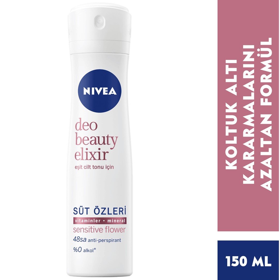 Nivea Beauty Elixir Sensitive Flower Deodorant 150 ml