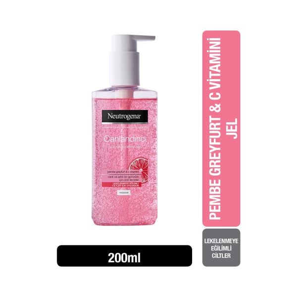 Neutrogena Pembe Greyfurt Temizleme Jeli 200 ML