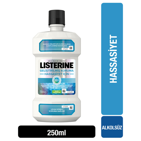 Lısterıne Geliştirilmiş Koruma Hassasiyet İçin Ağız Bakım Suyu 250 ML