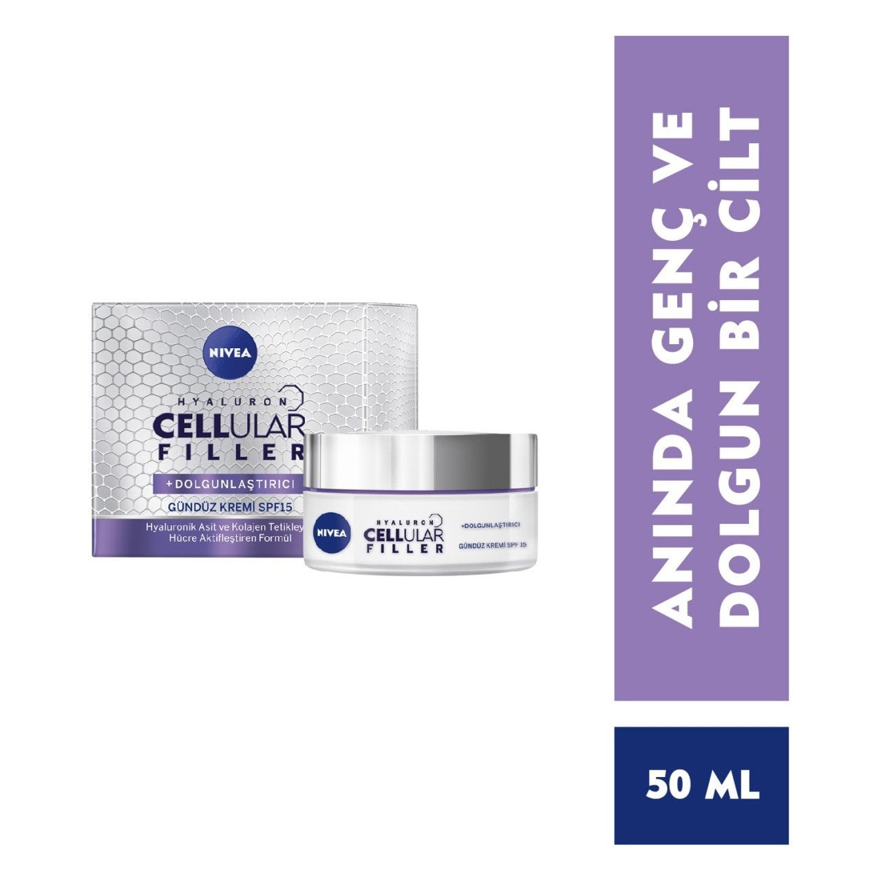 Nivea Cellular Fıller Yaşlanma Karşıtı Gündüz Kremi 50 ML