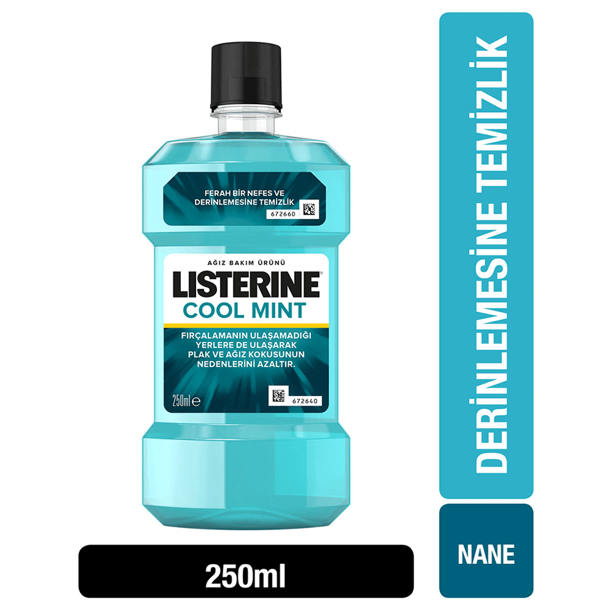 Lısterıne Cool Mint Hafif Nane Ağız Bakım Suyu 250 ML