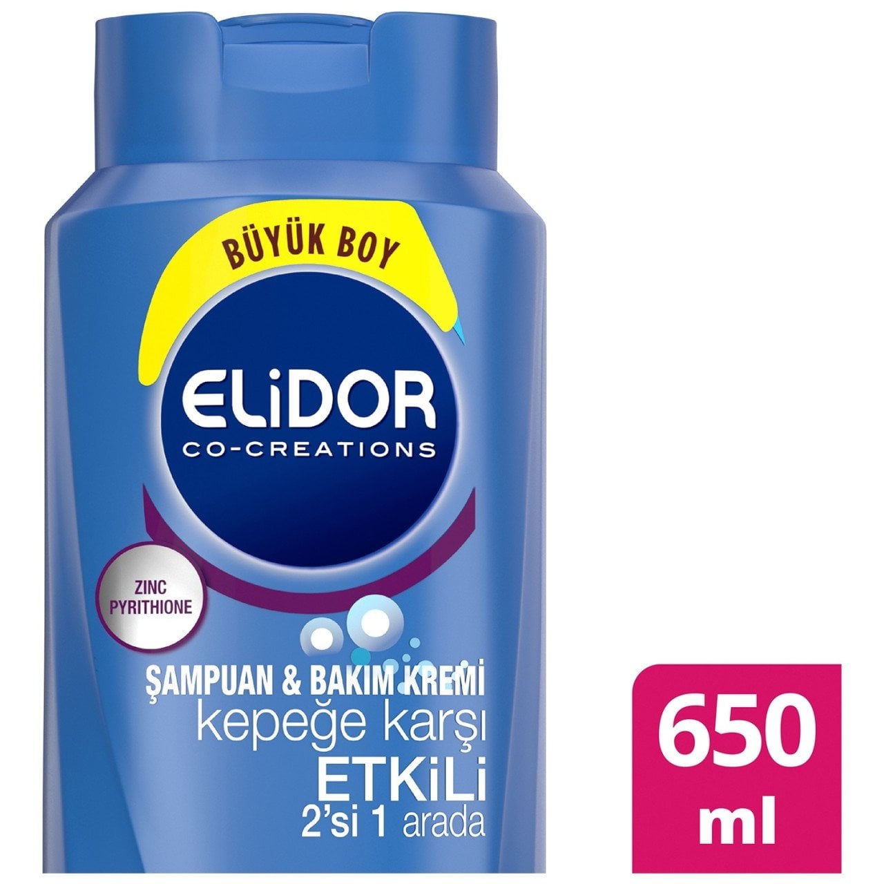 Elidor Kepeğe Karşı Etkili 2'si 1 arada Şampuan 650 ml