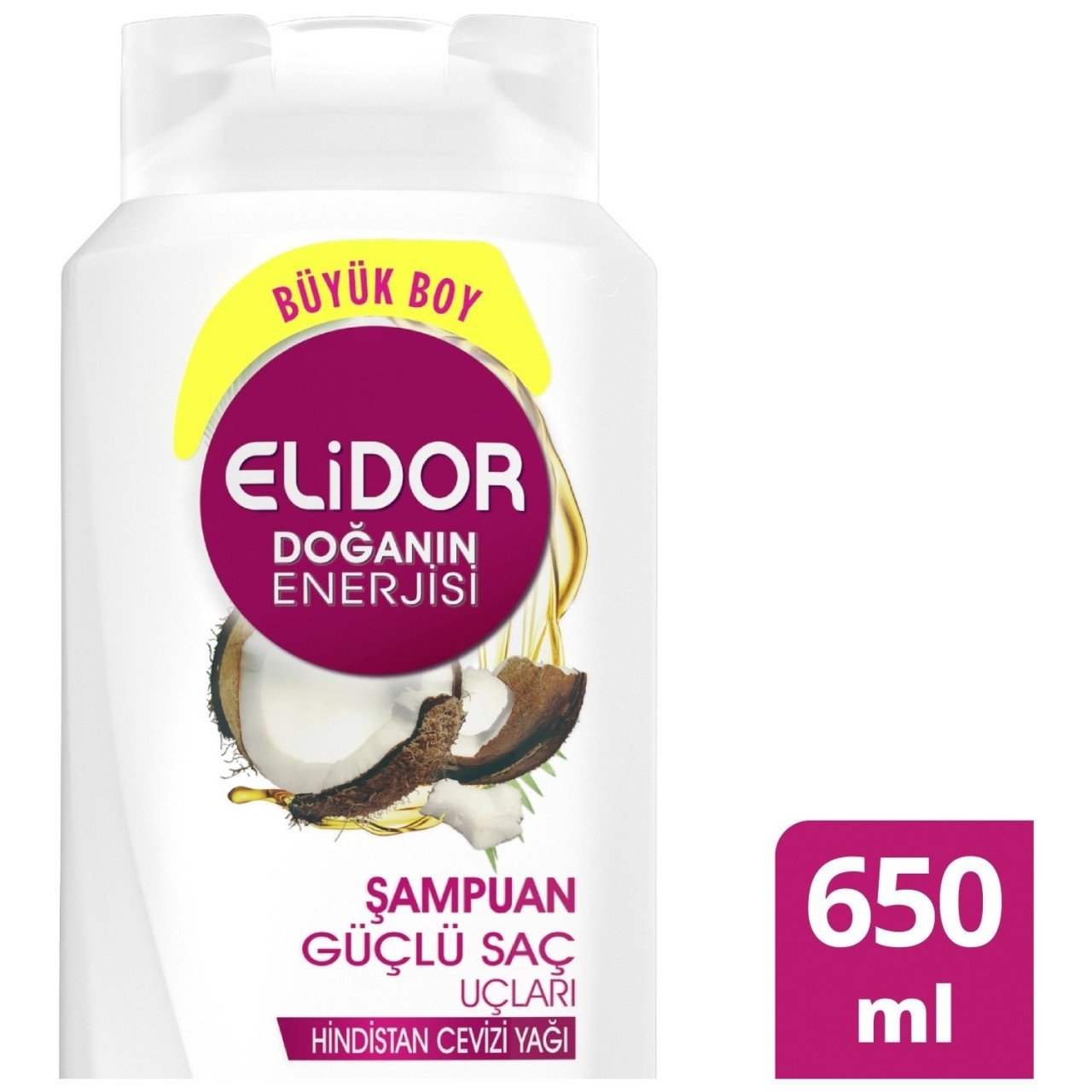 Elidor Doğanın Enerjisi Güçlü Saç Uçları için Şampuan 650 ml