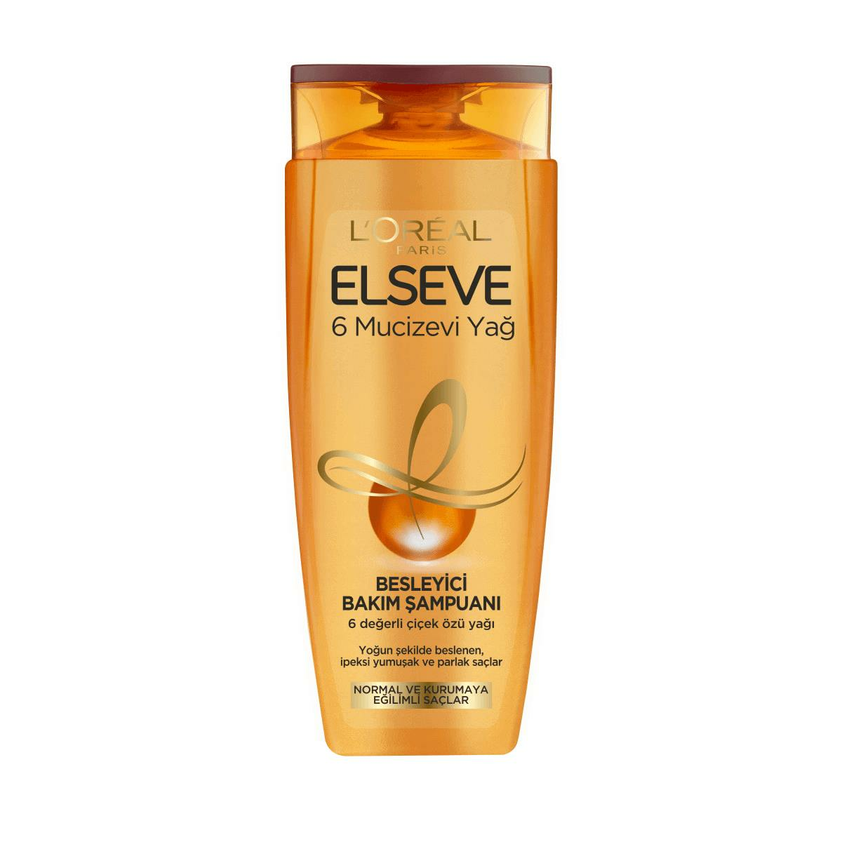 Elseve 6 Mucizevi Yağ Şampuan 550 ml