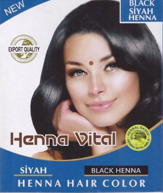 Henna Hint Kınası Tekli Siyah