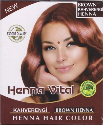 Henna Hint Kınası Tekli  Kahverengi