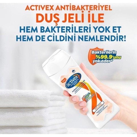 Activex Antbakteriyel Aktif Duş Jeli 450ml