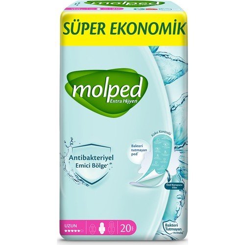 Molped Extra Hijyen 20'lı Uzun Ped