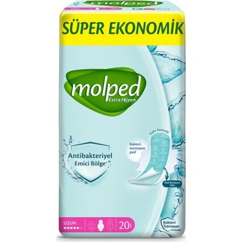 Molped Extra Hijyen 20'lı Uzun Ped