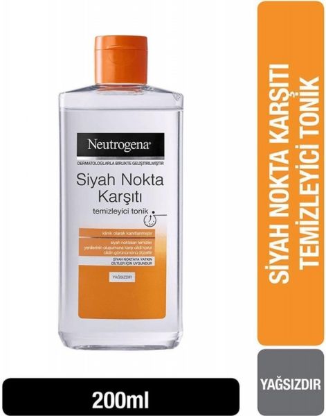 Neutrogena Visibly Clear Siyah Nokta Karşıtı Temizleyici Tonik 200 ML
