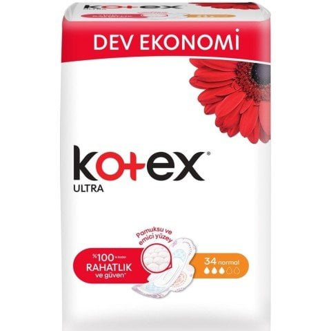 Kotex Ultra Ped Süper Ekonomik  34' lü Normal