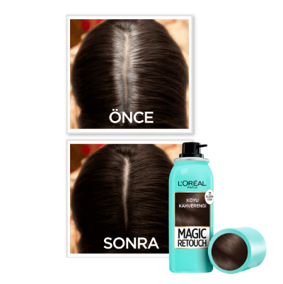 Magic Touch Sprey Boya Koyu Kahverengi 75 ml